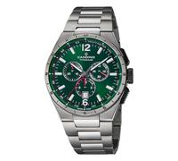 Candino Swiss Reloj Hombre Analógico de Titanio Gris - Movimiento de Cuarzo - Calendario - Cristal Zafiro de Alta Resistencia - Resistente al Agua 10 ATM C4603/K Titanium