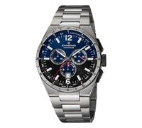 Candino Swiss Reloj Hombre Analógico de Titanio Gris - Movimiento de Cuarzo - Calendario - Cristal Zafiro de Alta Resistencia - Resistente al Agua 10 ATM C4603/M Titanium
