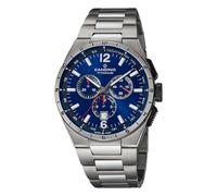 Candino Swiss Reloj Hombre Analógico de Titanio Gris - Movimiento de Cuarzo - Calendario - Cristal Zafiro de Alta Resistencia - Resistente al Agua 10 ATM C4603/H Titanium