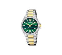 Candino Swiss Reloj Mujer Analógico de Acero Inoxidable 316L Dorado | Reloj Cuarzo, Calendario, Cristal Zafiro de Alta Resistencia, Resistente al Agua 5 ATM, C4761/C, Classic Ladies
