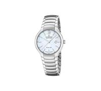 Candino Swiss Reloj Mujer Analógico de Acero Inoxidable 316l Plateado - Movimiento de Cuarzo - Cristal de Zafiro de Alta Resistencia - Resistente al Agua 10 ATM - Calendario C4793/1 1947