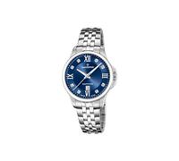 Candino Swiss Reloj Mujer Analógico de Acero Inoxidable 316l Plateado | Movimiento de Cuarzo, Cristal de Zafiro de Alta Resistencia, Resistente al Agua 5 ATM, Calendario C4766/4, Couple Classic