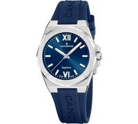 Candino Reloj Mujer C4777/3 Lady Casual Caja de Acero Inoxidable 316l Plateado Correa de Caucho Azul
