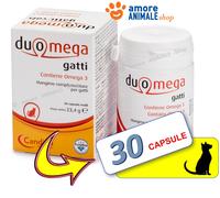 Candioli DUOMEGA → 30 Cápsulas - Suplemento Alimenticio de OMEGA 3 para GATOS