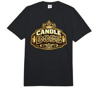 Candle Boss Crown Funny Candle Maker Chandler Gift Comfort Colors Adult Heavyweight T-Shirt