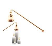 Candle Extinguisher Snuffer - Safe Effortless Flame Out No Fumes No | Metal Wick Extinguisher Bell Design Vintage Decorative Metal | For Home Bath House, Housewarming Putting Out Wick Flame Safel