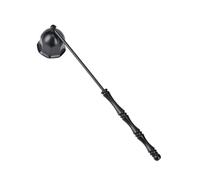 Candle Extinguisher Snuffer - Vintage Bell Shaped Long Handle | Stainless Steel Flame For Indoor Home Kitchen Hotel Birthday Party Family Adults, Polished Metal Wick Put Out Accessory Set