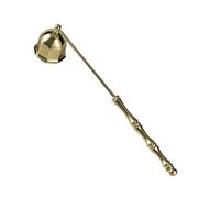 Candle Extinguisher Snuffer - Vintage Bell Shaped Long Handle | Stainless Steel Flame For Indoor Home Kitchen Hotel Birthday Party Family Adults, Polished Metal Wick Put Out Accessory Set
