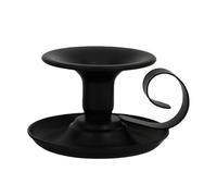 Candle Holder - Taper Stand | Black Taper Candle Holders 3-Pack For Tabletop Wedding Decor, Modern Retro Iron, Sturdy Weighted Base, Matte Black Gold Silver