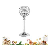 Candle Holders | Tea Light Centerpiece with Sparkling Crystal Bowl | Christmas Candlestick Holder Decor for Dining Wedding Party Bedroom Living Room Dormitory Apartment Holiday Birthday Offices