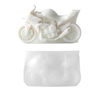 Candle Making Molds - 3D Motorcycle Silicone Mold, Realistic Non Stick Design, DIY Resin Casting Tool, Durable Crafting Form | Reusable Wax Shaping Mold For Plaster, Concrete, Ceramic Decor