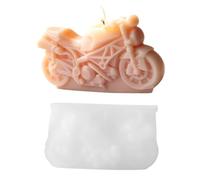 Candle Making Molds - 3D Motorcycle Silicone Mold, Realistic Non Stick Design, DIY Resin Casting Tool, Durable Crafting Form | Reusable Wax Shaping Mold For Plaster, Concrete, Ceramic Decor