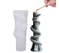 Candle Making Molds, Flexible Resin Casting Mould, Silicona Epoxy Molds, Dishwasher Safe Ornament Moulds Candles Making Tool for Handicrafts and Mousse Cakes