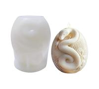 Candle Making Molds, Flexible Resin Casting Mould, Silicone Epoxy Molds, Dishwasher Safe Ornament Moulds Candles Making Tool for Handicrafts and Mousse Cakes