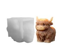 Candle Making Molds | Funny Novelty 3D Cow Epoxy Resin Casting Mould
