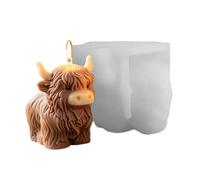 Candle Making Molds - Funny Novelty 3D Cow Epoxy Resin Casting Mould Use