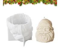 Candle Making Molds - Silicone Christmas M0lds | Christmas Trees Handmade Chocolate Mold | Silicone Santa Claus Fondant Molds | Christmass Casting Candle Mold For Scented Candles, Resin, Candles