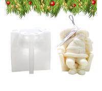 Candle Mold, 3D Mold for Candle Making, Silicone Cute Handmade Mould for Christmas Aromatherapy Wax, Perfect for Holiday Decor and Festive, 10.5x10.3x9.8 cm