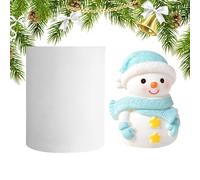 Candle Mold, Christmas Fragrance Candle Mould, Silicone 3D Molds for Aromatherapy Candles, Resin Casting, Homemade Soap, Wax Making, Clay Craft, Christmas Home Decor, 2.17x1.77 Inches