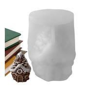 Candle Mold - Silicona, 2.76x2.68x4.33in Plaster Mould Heat-Resistant | Reusable Flexible Pine Cone House Casting Mold, DIY Craft Mould For Candles, Soap, Resin Art And Christmas Home Decor Projects