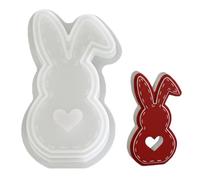 Candle Molds Bunny, Concrete Decoration Art, Hollow Tool With Sturdy Build, Resin Device With Sturdy Finish, Home Accessory, Craft Assist For Table Centerpiece Dinner Wedding Party Room Decoration