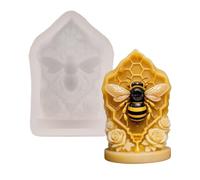 Candle Molds Silicone - Bee Easy Release Craft Supplies | Wax Molds for Candle Making - for Epoxy Soap DIY Crafts Home Decor Spring Birthday Party Favors Adults Kids