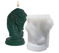 Candle Molds Silicone - Horse Head Statue Candle Mold | 3d Animal Molds | Horse Chocolate Môlds | Easy Release Mould | Statue Resin Môld | Desktop Ornament for Living Room, Bedroom, Hotel, Home