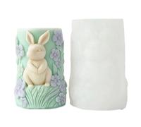 Candle Molds Silicone - Rabbit Egg Shape Tool For Creative Crafting | Silicone Material With Oven Safe Flexibility, Easy Release Form Kit, Easter Candle Making Accessory For Home Party Indoor Use