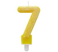 Candle num. 7 Glitter