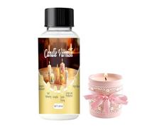 Candle Shine Oil 100ml - Varnish Finishing Liquid for Handcrafted Wax Projects | Brightening Coating with Decorative Candle Making, Liquid for Home Studio Workshop Craft Use