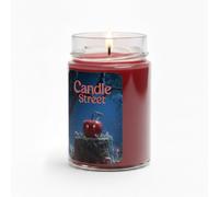 Candle Street Vela Perfumada Manzana Envenenada 275 gr | Manzana Cocida, Caramelo y Canela | Cera Natural, Colección Horror Stories | Perfume Seductor y Misterioso para Halloween