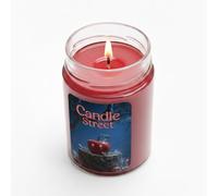 Candle Street Vela Perfumada Manzana Envenenada 500 gr | Manzana Cocida, Caramelo y Canela | Cera Natural, Colección Horror Stories | Perfume Seductor y Misterioso para Halloween