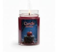 Candle Street Vela Perfumada Manzana Envenenada | Manzana Cocida, Caramelo y Canela | Cera Natural, Colección Horror Stories | Fragancia Seductora y Misteriosa para Halloween
