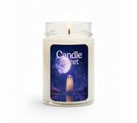 Candle Street Vela perfumada "Reflejo fantasmal" | Pimienta negra, algodón y jazmín | Cera natural, colección Horror Stories | Perfume etéreo y misterioso