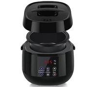 Candle Wax Melter,Electric Wax Warmer,Led Temperature Display, Adjustable Temperature,Touch Buttons,Non-Stick Candle,For Candle Making,Candle Making Supplies,Diy Candle, LJJY-KK, Black