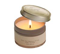 Candle With Scent - 20-Hour Burning Cotton Wick | Soy Wax Natural Scent Candle | for Desktops Meditation Living Rooms Dining Tables Dorms Hiking Camping