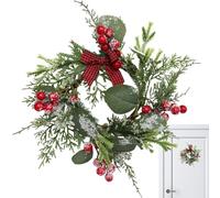 Candle Wreath Rings - Christmas Decorations Artificial,Table Wreath Rings Kitchen Centerpieces - Kitchen Dining Desktop Fireplace Shelf Living Room Study Bedroom Holiday