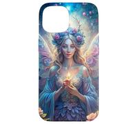 Candlelit Forest Fairy Floral Fantasy Moonlight Glow Look Carcasa para iPhone 15