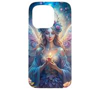 Candlelit Forest Fairy Floral Fantasy Moonlight Glow Look Carcasa para iPhone 15 Pro