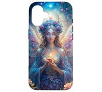 Candlelit Forest Fairy Floral Fantasy Moonlight Glow Look Carcasa para iPhone 16