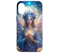 Candlelit Forest Fairy Floral Fantasy Moonlight Glow Look Carcasa para iPhone 16 Plus