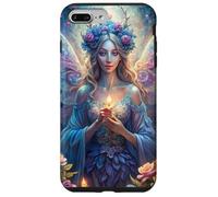 Candlelit Forest Fairy Floral Fantasy Moonlight Glow Look Carcasa para iPhone 7 Plus/8 Plus