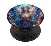Candlelit Forest Fairy Floral Fantasy Moonlight Glow Look PopSockets PopGrip Adhesivo
