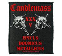 Candlemass - Parche de 35 aniversarios de 9 cm x 10 cm