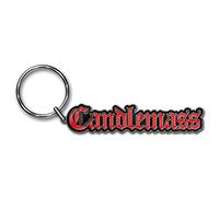 Candlemass Unisex Llavero Colgante Negro/Rojo Aleación de Zinc