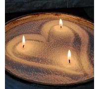 CANDLEVAL Cera Arena para Fabricación de Velas con Mechas - Kit para Hacer Velas DIY - 10 Colores de Gránulos de Cera de Vela con 5 Mechas - Perlas de Vegetal para (Blanco, 600 gr)