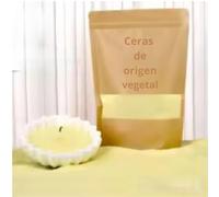 CANDLEVAL Cera Arena para Fabricación de Velas con Mechas - Kit para Hacer Velas DIY - 10 Colores de Gránulos de Cera de Vela con 5 Mechas - Perlas de Vegetal para (Amarillo, 1 KG)