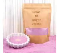 CANDLEVAL Cera Arena para Fabricación de Velas con Mechas - Kit para Hacer Velas DIY - 10 Colores de Gránulos de Cera de Vela con 5 Mechas - Perlas de Vegetal para (Salmon, 2 KG)