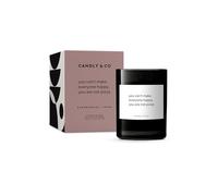 Candly&Co No. 7 No puedes hacer feliz a todo el mundo/Vela perfumada de lujo/ 100% soja/Vidrio ahumado/Mecha de algodón/ 250g/ Frambuesas, rosa, granada, vainilla cremosa, flor de cerezo, almizcle/