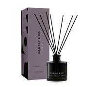 Candly & Co No. 8 Flor de Loto Blanco/Barras de Fragancia de Lujo/Botella de Vidrio Ahumado/ 8 Barras/ 200ml/ Flor de Loto, Uvas, Grosella, Almizcle, Hojas Verdes/Hecho a Mano en la UE